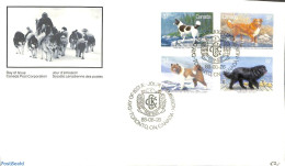 Delcampe - Canada 1988 Dogs 4v [+], First Day Cover, Nature - Dogs - Covers & Documents