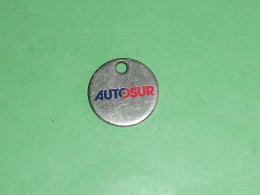 Delcampe - KDJ / Jetons De Caddies : AUTOSUR COIGNIERES  ( état , Voir Scan ) - Jetons De Caddies