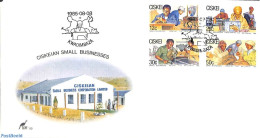 Delcampe - Ciskei 1985 Small Industries 4v, First Day Cover, Various - Industry - Textiles - Art - Handicrafts - Usines & Industries