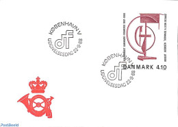 Delcampe - Denmark 1988 French-danish Culture 1v, Joint Issue With France, First Day Cover, History - Various - Europa Hang-on Is.. - Lettres & Documents