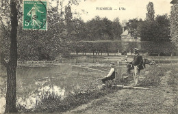 Delcampe - 10324 CPA Vigneux - L'Ile - Vigneux Sur Seine