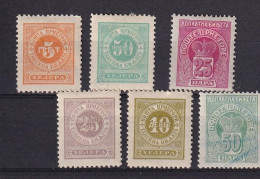 Delcampe - SA19i Montenegro 1900's Postage Due Hinged Stamps - Montenegro