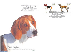 Delcampe - Estonia 2005 Dogs 2v [:], Joint Issue Kazachstan, First Day Cover, Nature - Various - Dogs - Joint Issues - Joint Issues