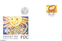 Delcampe - Finland 1996 UNICEF 1v, First Day Cover, History - Unicef - Briefe U. Dokumente