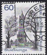 Delcampe - Berlin Poste Obl Yv:597 Mi:636 Grunewaldturm (TB Cachet Rond) - Monuments