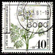 Delcampe - Berlin Poste Obl Yv:590/593 Bienfaisance Herbes Des Champs (TB Cachet Rond) - Autres & Non Classés
