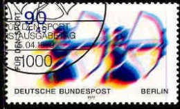 Delcampe - Berlin Poste Obl Yv:551 Mi:597 Tir à L'arc (TB Cachet Rond) - Boogschieten
