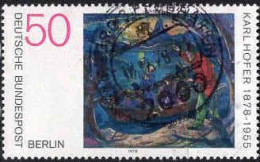 Delcampe - Berlin Poste Obl Yv:534 Mi:572 Karl Hofer Le Bain (cachet Rond) - Moderne
