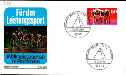 Delcampe - Berlin Poste Obl Yv:528 Mi:567 Cyclisme Fdc Berlin 13-4-78 - Radsport