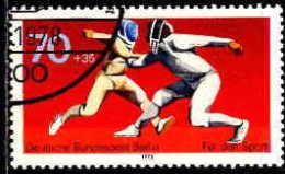 Delcampe - Berlin Poste Obl Yv:529 Mi:568 Escrime (Beau Cachet Rond) - Esgrima