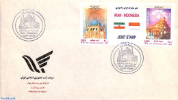 Delcampe - Iran/Persia 2009 Joint Issue Indonesia 2v+tab [:T:], First Day Cover, Various - Joint Issues - Joint Issues