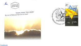Delcampe - Israel 2003 Holocaust Memorial 1v, First Day Cover, History - Religion - World War II - Judaica - Lettres & Documents