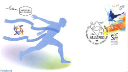 Delcampe - Israel 2009 18th Maccabiah 1v, First Day Cover, Sport - Sport (other And Mixed) - Lettres & Documents