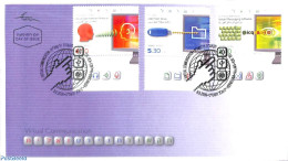 Delcampe - Israel 2009 Virtual Communication 3v, First Day Cover, Science - Computers & IT - Telecommunication - Lettres & Documents