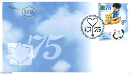 Delcampe - Israel 2009 Leumit Health Insurance 1v, First Day Cover, Health - Various - Health - Teddy Bears - Toys & Children's G.. - Lettres & Documents