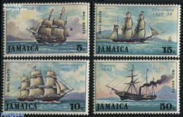 Delcampe - Jamaica 1974 Postal Ships 4v, Mint NH, Transport - Post - Ships And Boats - Posta