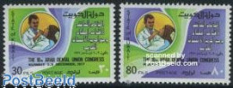 Delcampe - Kuwait 1977 Dentist Congress 2v, Mint NH, Health - Dentistry - Health - Kuwait