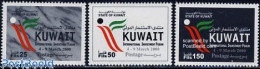 Delcampe - Kuwait 2000 Investment Forum 3v, Mint NH, Various - Banking And Insurance - Kuwait