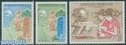 Delcampe - Laos 1974 UPU Centenary 3v, Mint NH, Post - U.P.U. - Posta