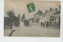 Delcampe - AUTOMOBILES - CIRCUIT DE LA SARTHE 1906 - Passage à Niveau De SAINT CALAIS - Saint Calais