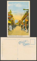 Delcampe - China Old Colour Postcard Chien Men Gate Street Scene Peking Native Shops 北京前門大街 - China