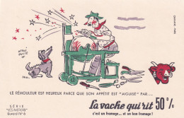Delcampe - BUV-0374 French Advertising Blotter – La Vache Qui Rit – Cheese – Factory Worker - Zuivel