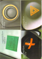 Delcampe - 4 Cartes Postales édition "Carte à Pub" - Renault Clio PlayStation 2. (voiture - Automobile) - Pubblicitari