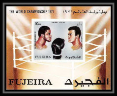 Delcampe - 133c - Fujeira MNH ** Mi Bloc N°57 B Mohamed Ali Boxe Boxing Non Dentelé Imperf - Boksen
