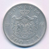 Delcampe - Románia 1944. 500L Ag "I. Mihály" T:AU,XF Karc Romania 1944. 500 Lei Ag "Mihai I" C:AU,XF Scratch Krause KM#65 - Non Classés