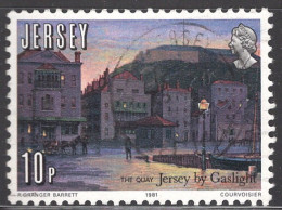 Delcampe - Jersey 1981 Single Stamp From The 150th Anniversary Of Jersey By Gaslight In Fine Used - Jersey