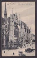 Delcampe - Vintage Postcard Belgium Brussels St Gudula Church Southwest Apse 1918 - Brüssel (Stadt)