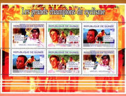 Delcampe - GUINEE 2008 - Les Grands Champions Du Cyclisme - 6 V. - Radsport