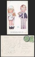 Delcampe - MABEL LUCIE ATTWELL 1925 Old Postcard God Bless Bride & Bridegroom, Wedding 4815 - Non Classés