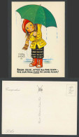 Delcampe - MABEL LUCIE ATTWELL Old Postcard After All Rain Sun Will Have To Shine Again LA2 - Non Classés
