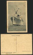 Delcampe - Marseille Paquebot KOUTOUBIA Steamer Compagnie De Navigation Paquet Old Postcard - Non Classés
