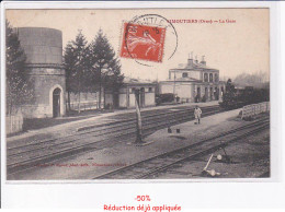 Delcampe - VIMOUTIERS: La Gare - Très Bon état - Vimoutiers