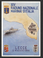 Delcampe - Italy - Lecce - XIV Raduno Nazionale Marinai D'Italia Navy - 1996 - Posted - Lecce