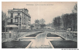 Delcampe - CAR-AHRP15-0711-66 - PERPIGNAN - Le Pont A Dos D'ane Sur La Basse - Perpignan