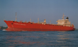 Delcampe - CHEMBULK HONG KONG Chemical Tanker Ship 1997 Postcard Size Real Photo #SDB393 - Tanker