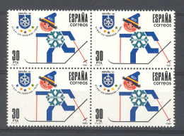 Delcampe - Spain 1981 - Universiada Ed 2608 Bl (**) - Ski