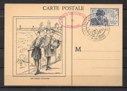 Delcampe - 1946 - 754 - Journée Du Timbre - SABLES D'OLONNE - 4 - 4 - ....-1949