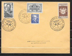 Delcampe - 1944 - Journée Du Timbre - CASTRES - 2 - ....-1949