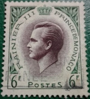 Delcampe - Monaco: 1955 Prince Rainier III, 6Fr. (Collectable Stamp). - Autres & Non Classés