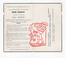 Delcampe - DP René Kennof ° Vlierzele Sint-Lievens-Houtem 1891 † Aalst 1954 X Julia Rijdant Rydant / Fam. De Smet Blondeel - Andachtsbilder