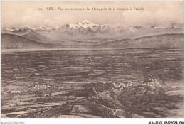 Delcampe - AUHP1-0024-01 - GEX - Vue Panoramique Et Les Alpes - Prise De La Route De La Faucille - Gex