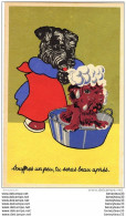 Delcampe - CPA (Réf E073) ILLUSTRATEUR Le Caniche Et Le Champoing  Souffres Un Peu, Tu Seras.. - Zeitgenössisch (ab 1950)