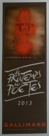 Delcampe - PRINTEMPS POETES 2013 - Dessin Visage Femme / Paul Klee - Die Sangerin Der Komischen Oper - Marque Pages - Marcapáginas