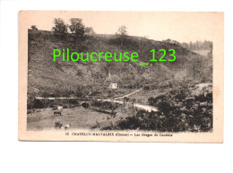 Delcampe - 23 Creuse - CHATELUS MALVALEIX - " Les Gorges De Coudane" - VUE PEU COURANTE - Chatelus Malvaleix