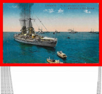 Delcampe - CPA TARANTO  (Italie)   R.N. Leonardo Da Vinci E Squadra In Mar Grande...CO1511 - Taranto