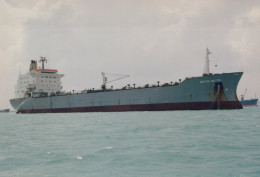 Delcampe - GEFION BALTIC Tanker Ship Postcard Size Real Photo #SDF700 - Tanker